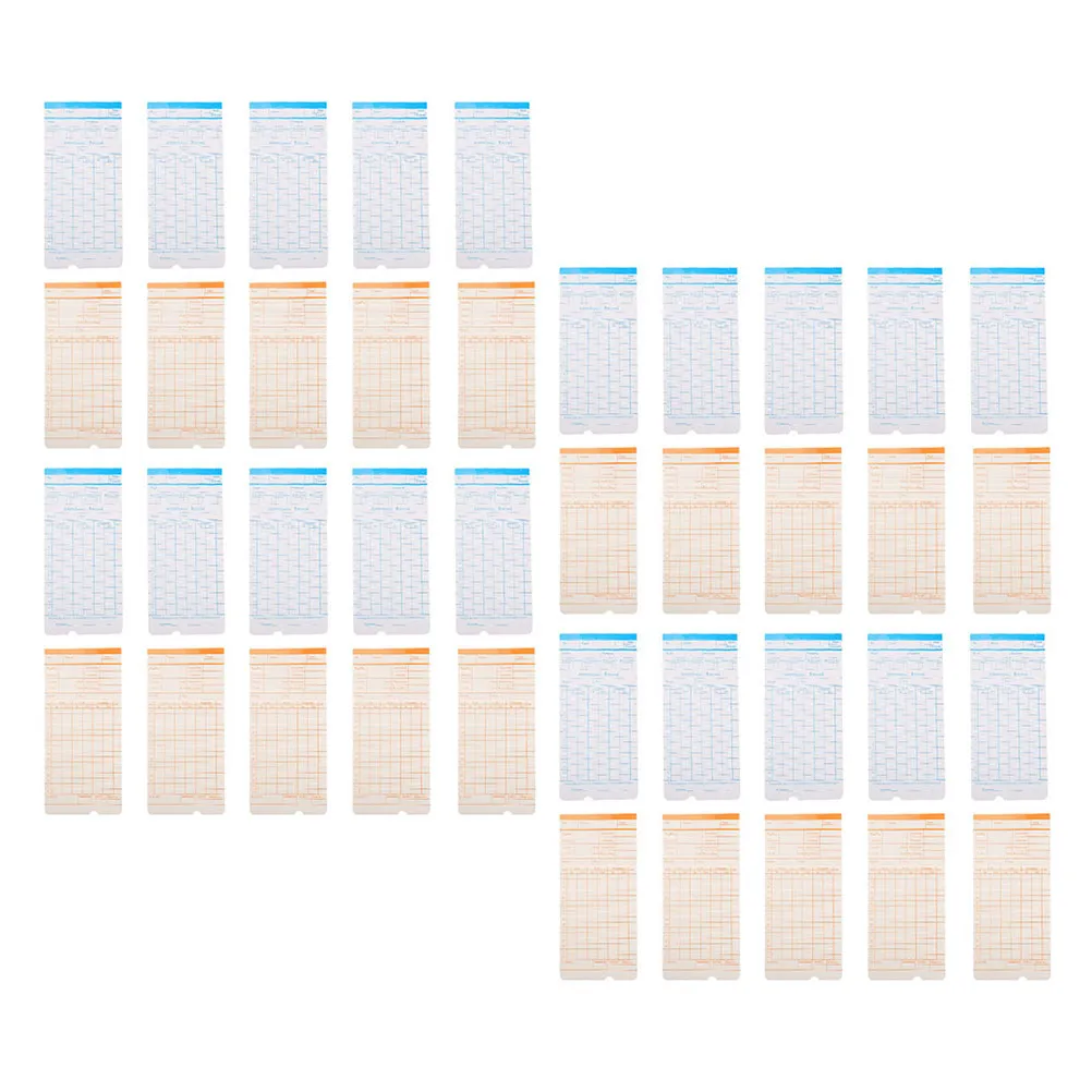 

285Pcs Double-Sided Attendance Cards High Compatibility Timecards for Employees Office Time Recorder Monthly Punch Record Sheets