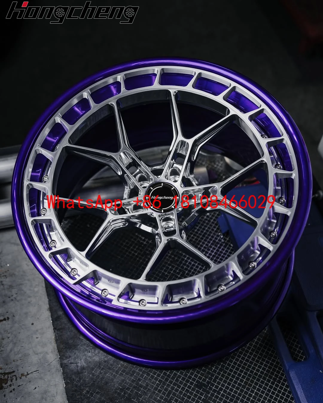 

Новый дизайн, 2/3-составные кованые диски из алюминиевого сплава с вогнутым фиолетово-красным ободом, 5x112, 5x120, 5x130, 19, 20, 21, 22 дюйма