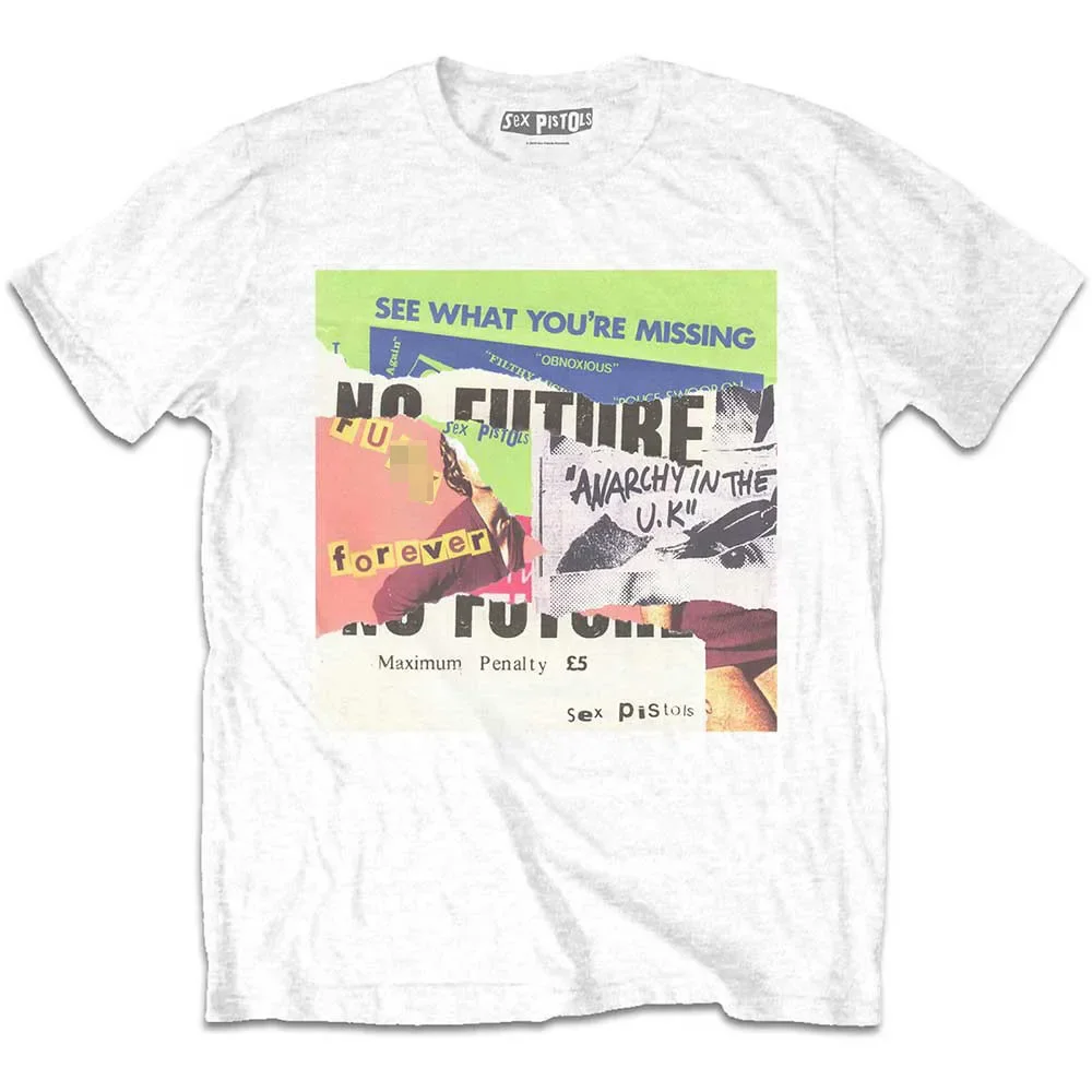 The Sex Pistols (Uncensored) Collage Allowed Men's T-Shirt-