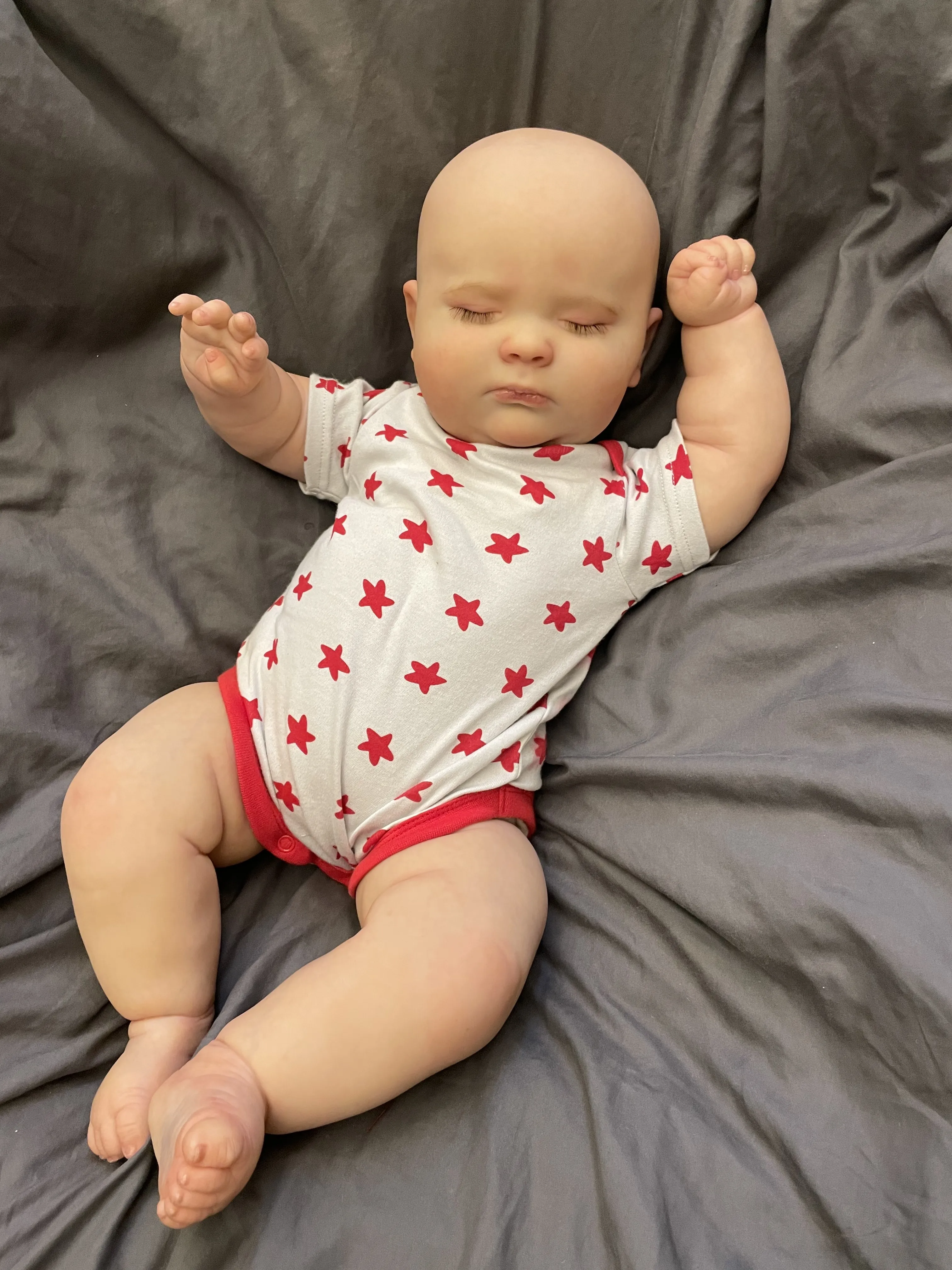 

EGO Finished Reborn Baby Doll 24inch Sleeping Hand-Made By Artist Toys For Children Christmas Gift