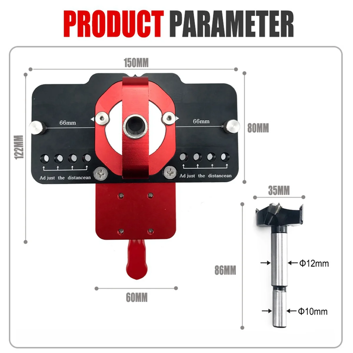 35mm Concealed Door Hinge Clamp Accurate Locking Cabinet Hinge Clamp Pocket Hole Clamp Adjustable Quick Punch Cabinet
