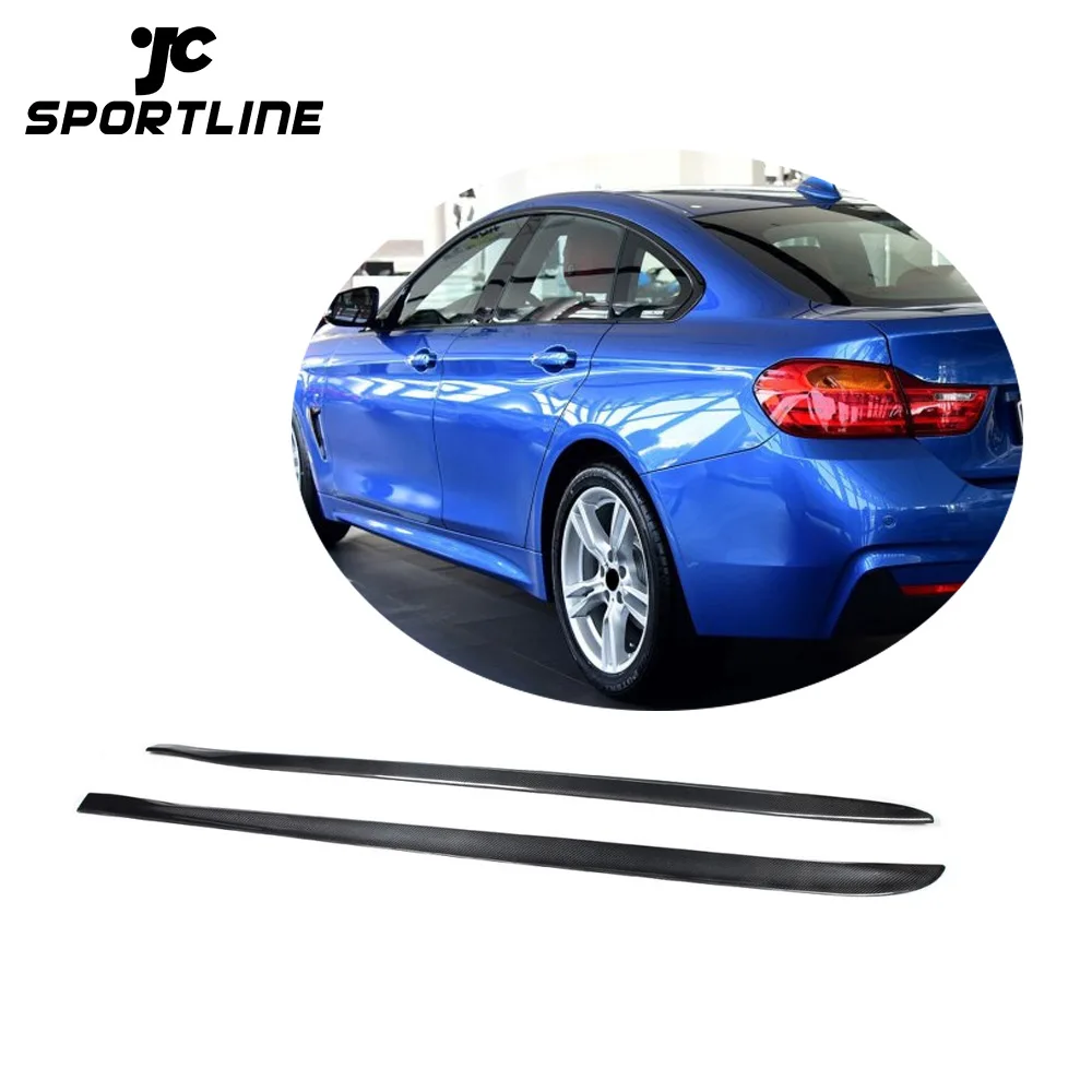 Real Carbon Fiber Car Side Skirt For BMW F32 M Tech Bumper