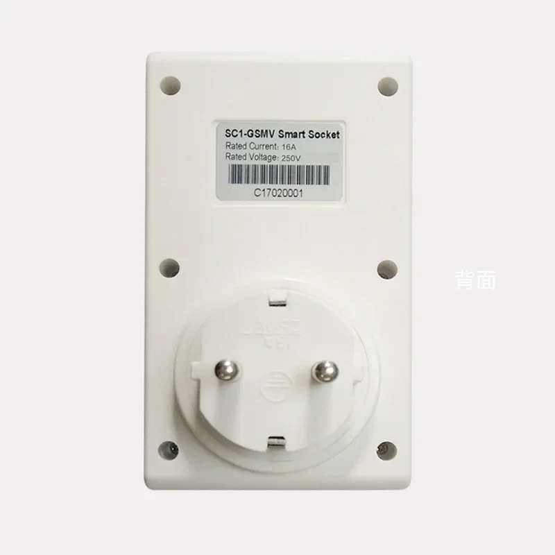 16A SC1 Eu Gsm Stopcontact Smart Power Socket Outlet Temperatuursensor Controller Plug Elay Smart Outlet Switch Sms Call