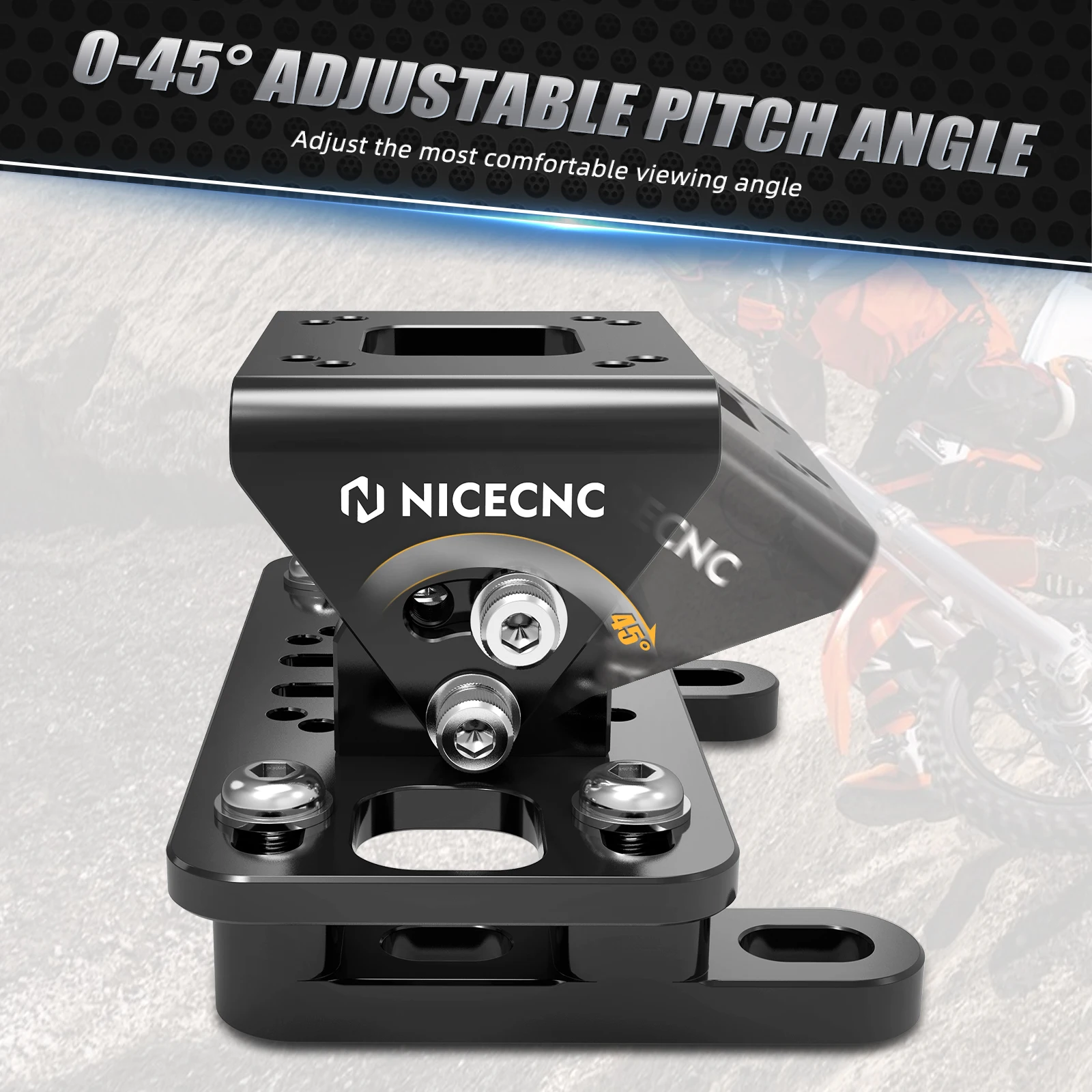 Universelle GPS-Halterung für KTM EXC 300 SXF 450, für Husqvarna TE 300, GasGas EC, Beta RR, Honda, Yamaha, Suzuki, Kawasaki, Sherco – Detail 3