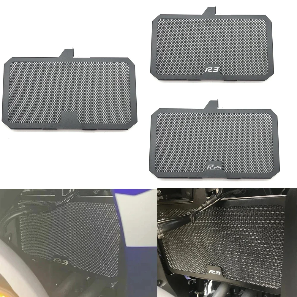 

Запчасти для мотоцикла, решетка радиатора, защитная крышка для Yamaha YZF R25 R3 YZF-R3 YZF-R25 YZFR3 2015-2021 2022 2023