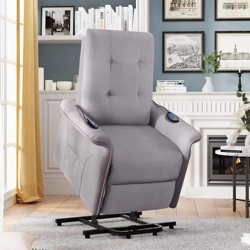 Power Lift Recliner Chair for Elderly with Massage & Vibration with Side Pockets and Remote Control