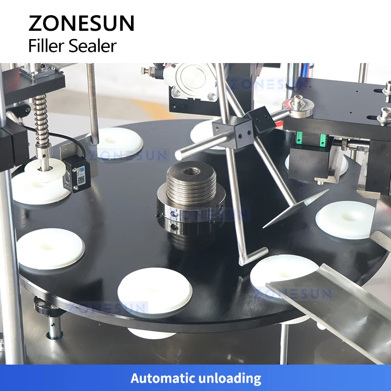 Zonesun Sigillatore per tubi in plastica Macchina di riempimento e sigillatura monoblocca Sigillatore ad ultrasuoni Imballaggio per tubi cosmetici ZS-FS008U