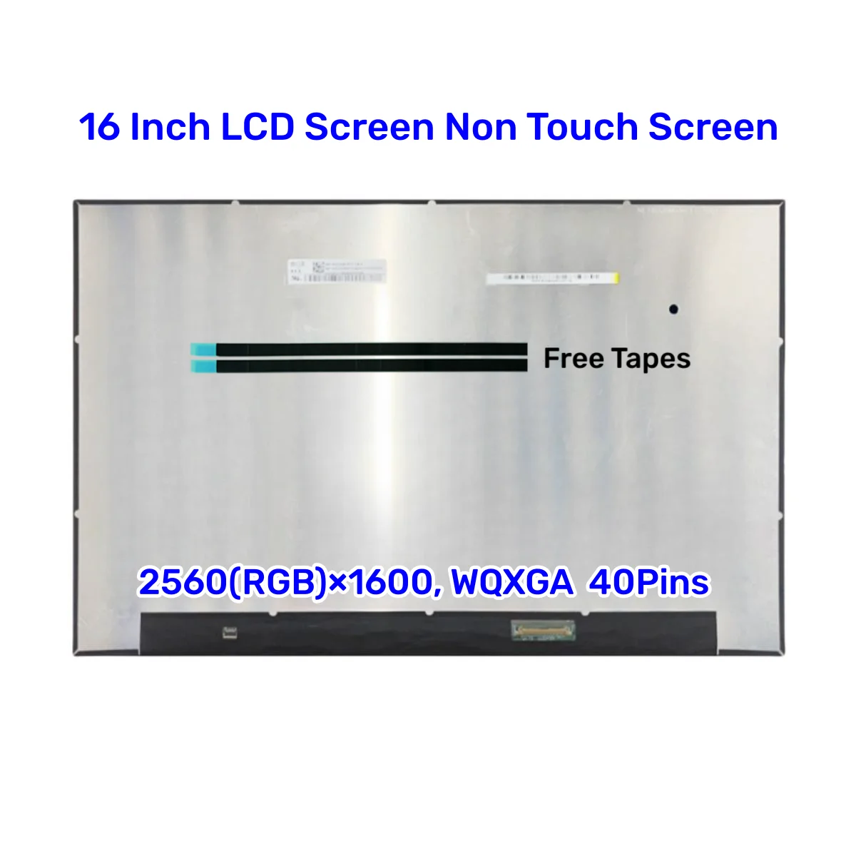 

16 Inch LCD Screen NE160QDM-NY1 NE160QDM-NY2 NE160QDM-NY3 165HZ 120HZ Non Touch Screen 2560X1600 QHD 40Pin EDP