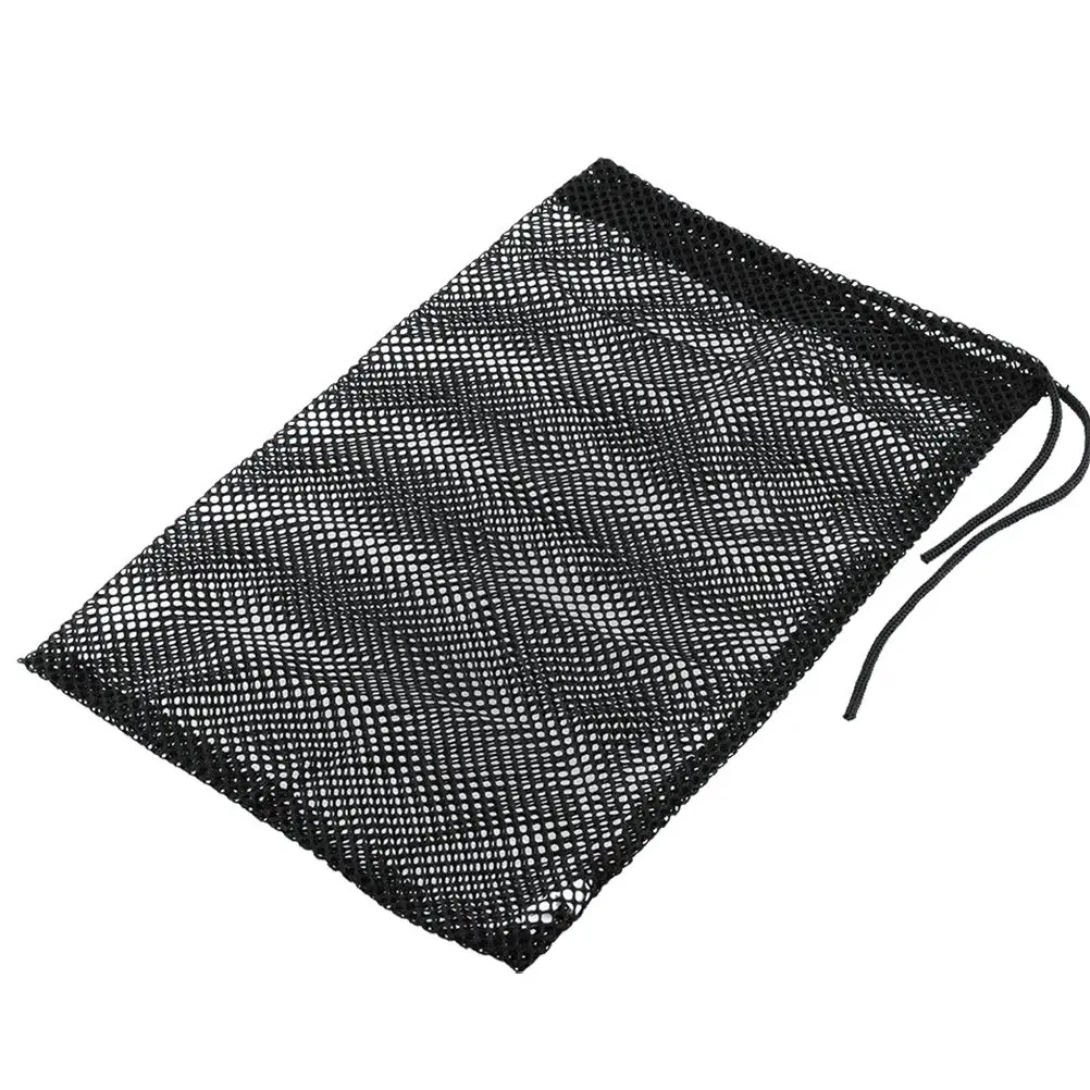 3Pcs Breathable Mesh Net Golf Ball Storage Bag Drawstring Closure Portable Lightweight Organizer for Tennis Table Tennis Soccer