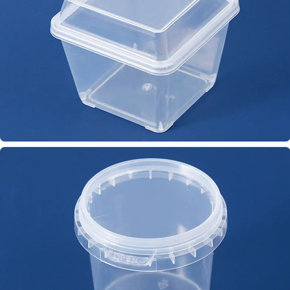 Clear Plastic Sorting Containers For Slime Clay Putty Storage Craft Organizer Boxes For DIY Crafting Tools