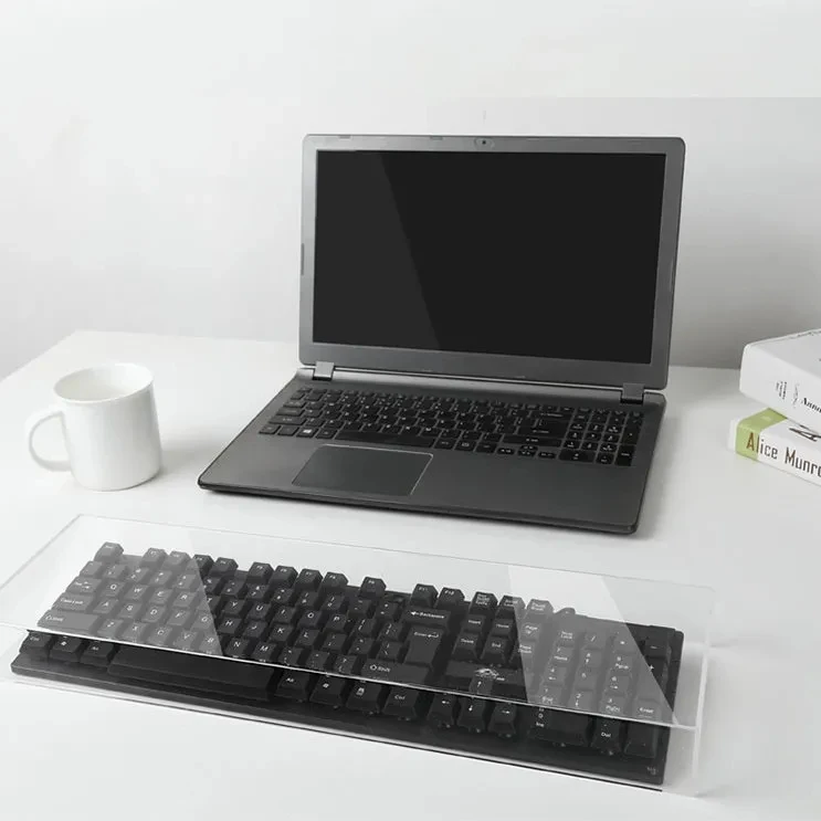 Toetsenbord Stofdicht Cover Nieuwe Acryl Capacitieve Voor Mechanische Gaming Toetsenbord 104 Toetsen Muis Bescherming Transparant Cover