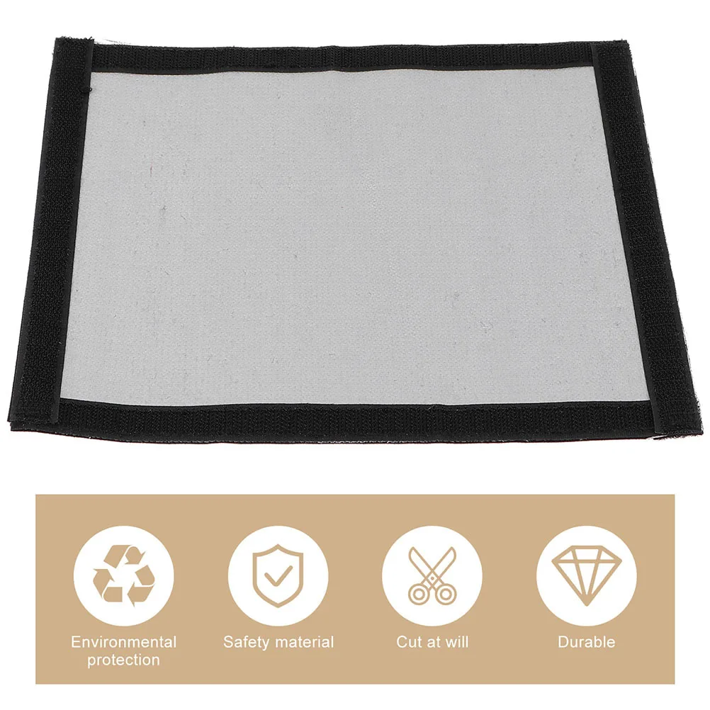 

2Pcs Fireproof Hot Tent Stove Jack Glass -Retardant Anti-Scald Protection Ring Chimney Stove Tent Outdoor Use