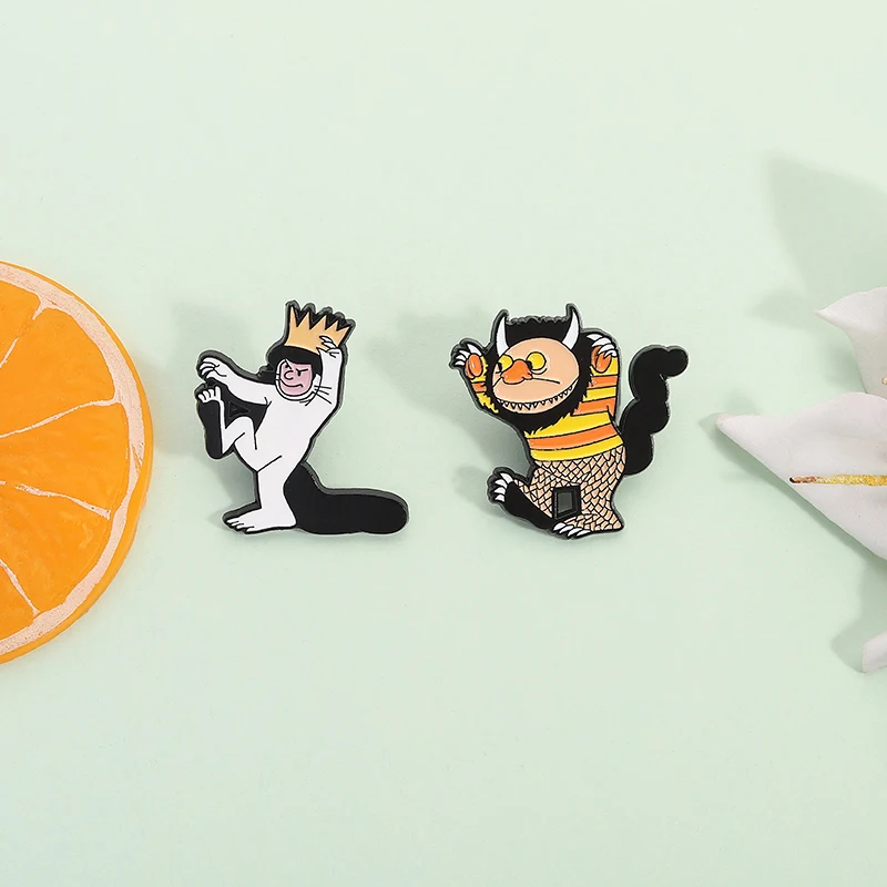 

Funny Characters Classic Movie TV Show Animal Roles Enamel Pins Custom Metal Brooches Backpack Lapel Badge Jewelry for Gift