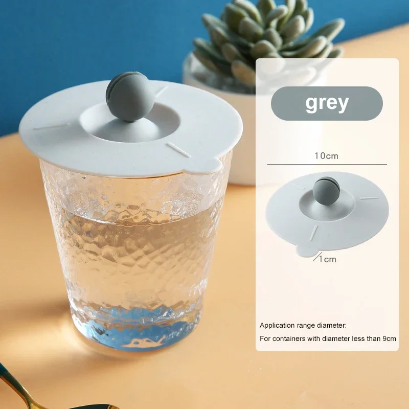 Multi Purpose Silicone Cup Lid with Stirring Spoon Holder Dustproof Ash Resistant Simple Life Multi Functional Soft Gel Cup Lid view 6