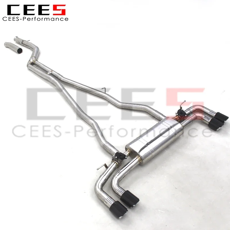 CEES Catback Exhaust Pipes System For BMW 540/540i G30/G38 3.0T B58 2018-2023 Stainless Steel Exhaust Pipe Muffler Escape