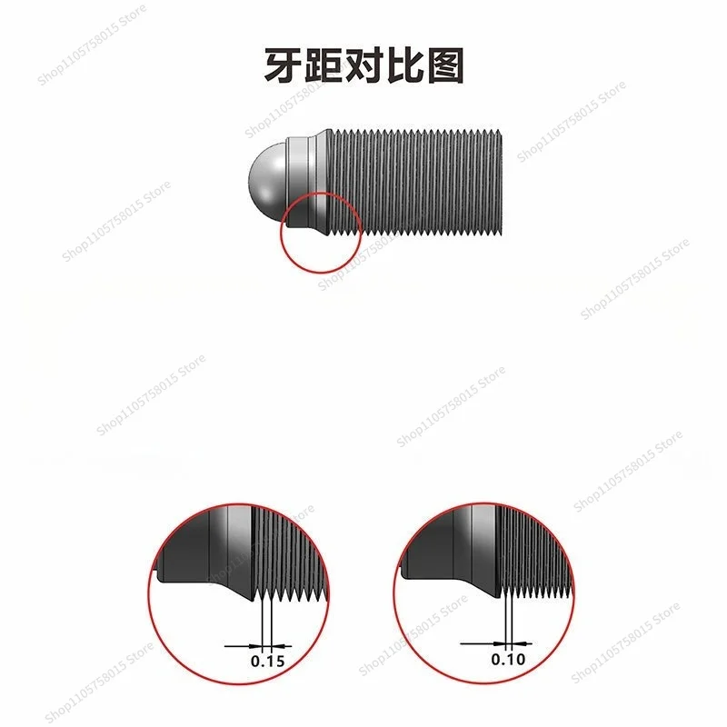 For Thread Sub-assembly/pitch 0.1/0 15/0.2/0.25/0 Optional