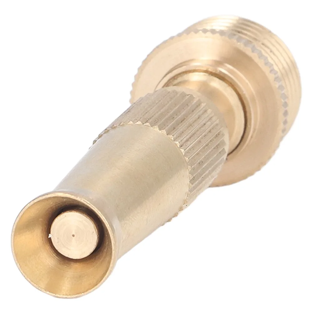 2PCS G1/2 Male Thread Water Hose Nozzle 20mm Outer Diameter Copper High Pressure Hose Nozzle Adjustable Garden Hose Nozzle