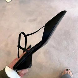 Women's Heeled Shoes New Sexy Pointed Toe Chunky Heel Slingbacks Shoes for Women High Heel Shoes Dress Party High Heel Sandals