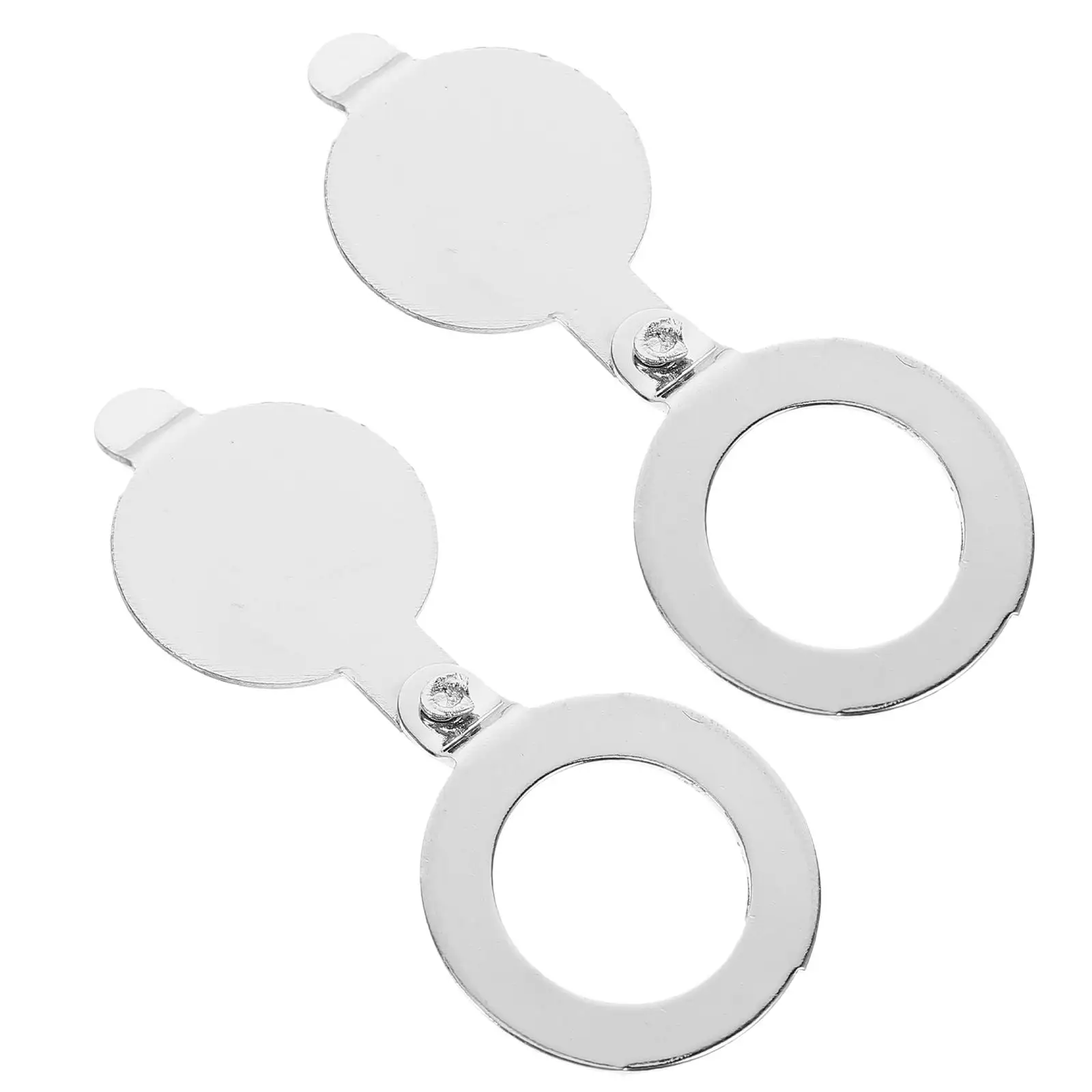 

2Pcs Copper Door Mirror Cover Bedroom Front Peep Hole Kit Privacy Protector Accessories Viewer Metal Security Hardware