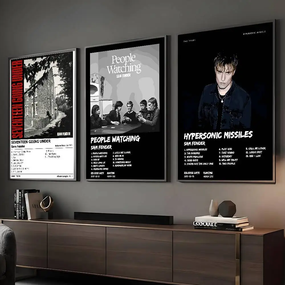 Singer Sam Fender People Watching Poster HD Posters Home Room Bar Cafe Decor Wall Art Painting Picture