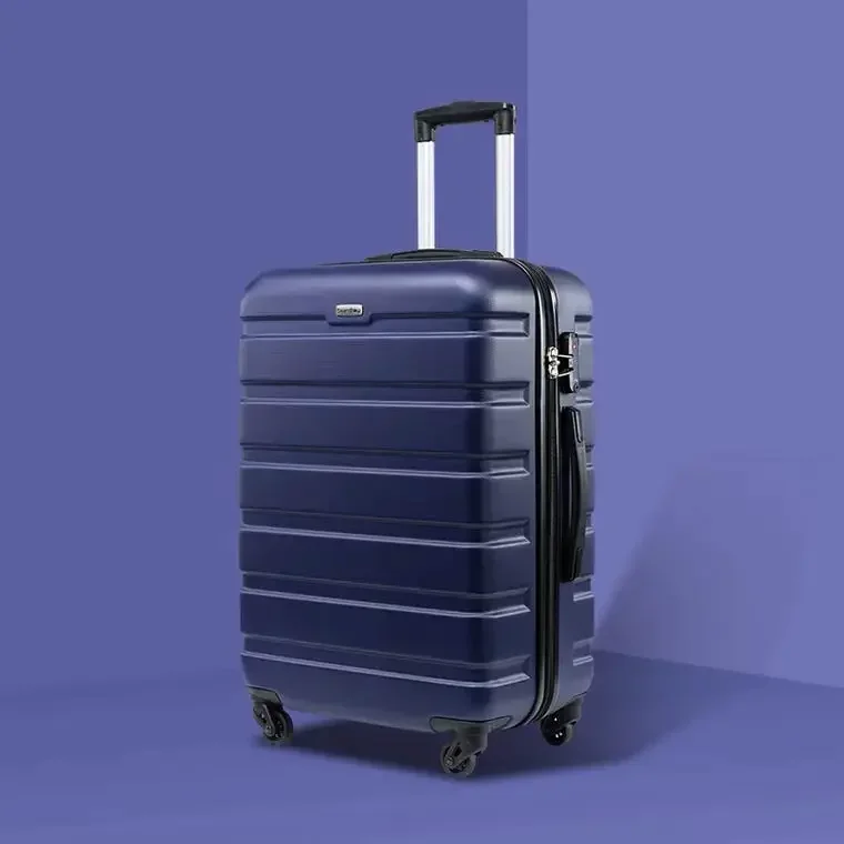 luggage sets suitcase on wheel spinner rolling luggage ABS+PC Customs lock travel suitcase set Carry on Luggage with Wheels