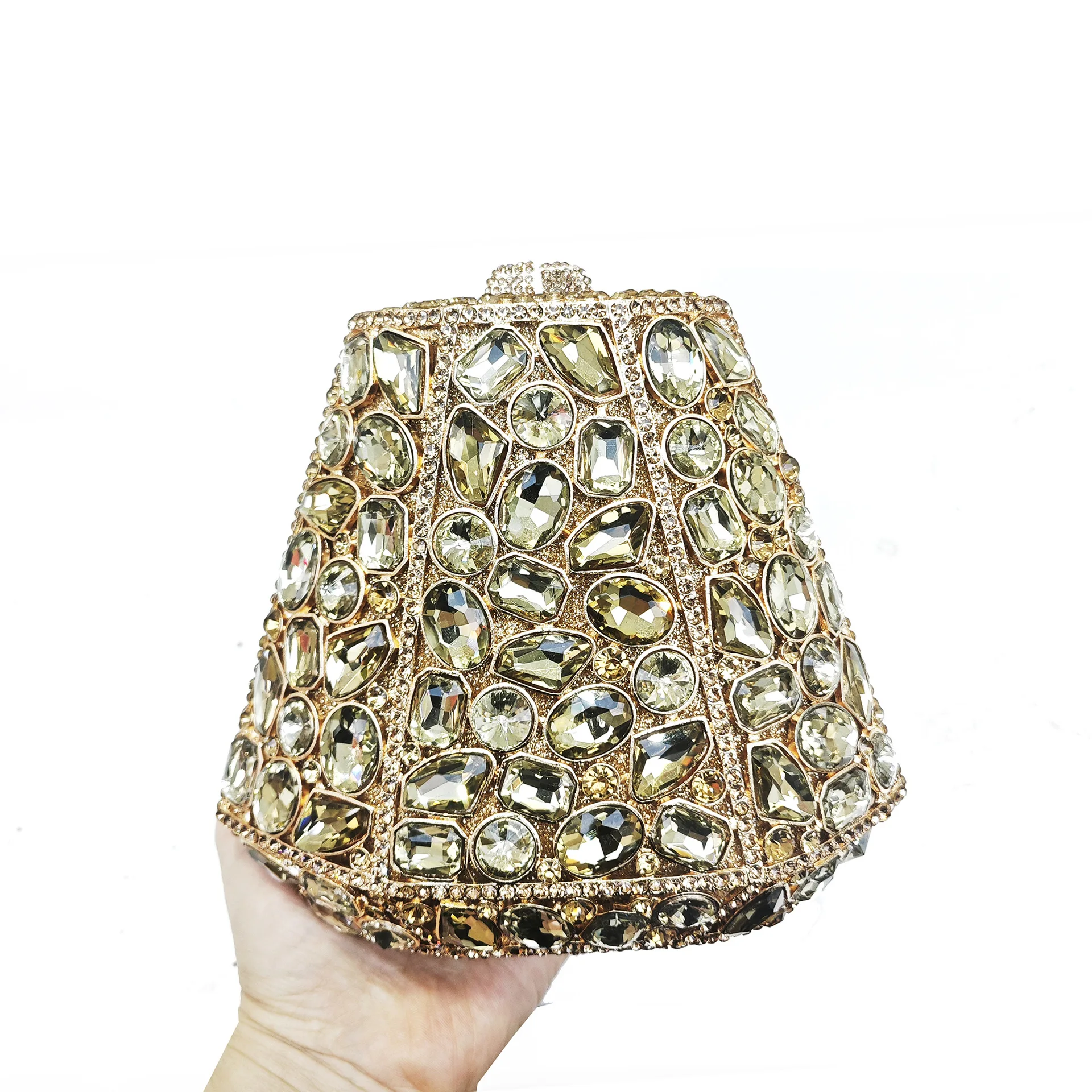 Head Diamond Dinner Bag Banquet Hollow Diamond Handle Women's Bag Crystal Bags