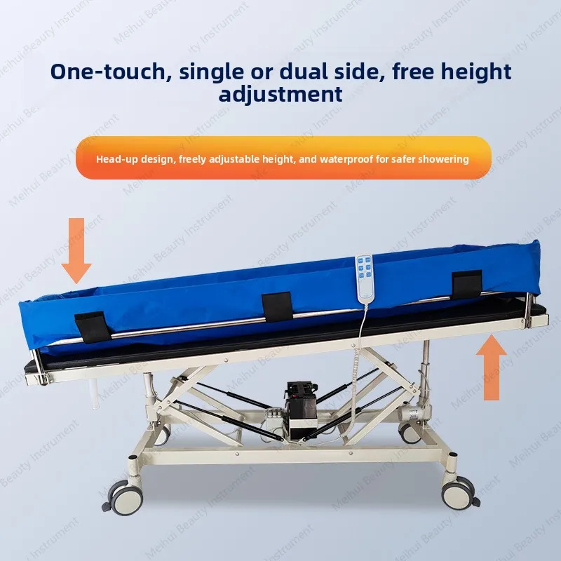 Electric Bath Bed for Elderly Patients with Hemiplegia in Bed Electric Lift Nursing Bed for Nursing Homes