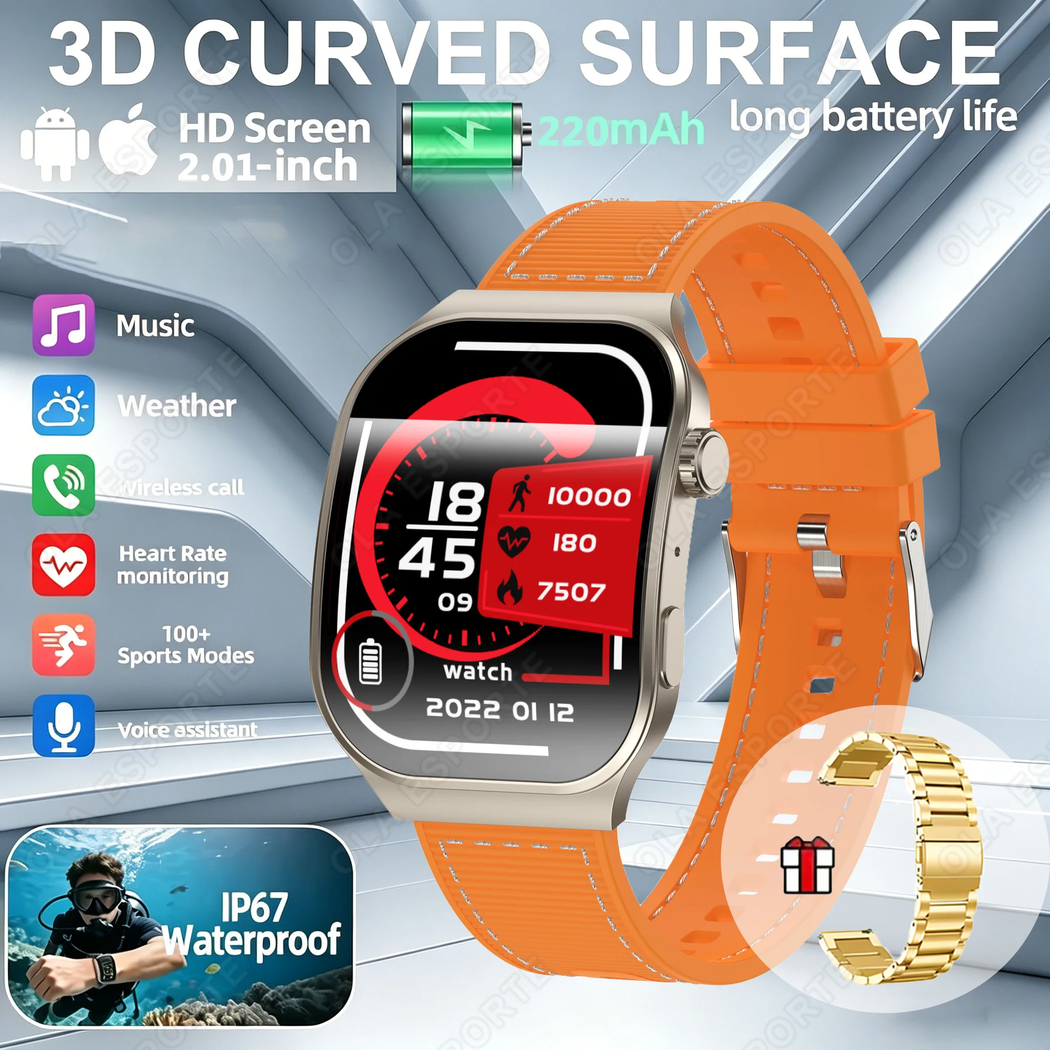 Bluetooth Call Smart Watch for Men
