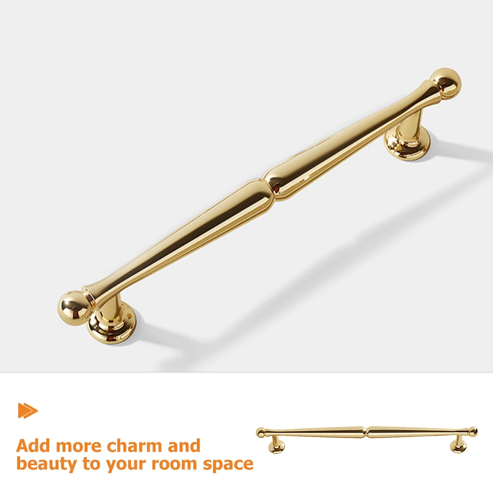 

Golden Cabinet Handles Zinc Alloy Modern Door Handle for Kitchen Cupboard Wardrobe Drawer Pull Gold Furniture Hardware Gold