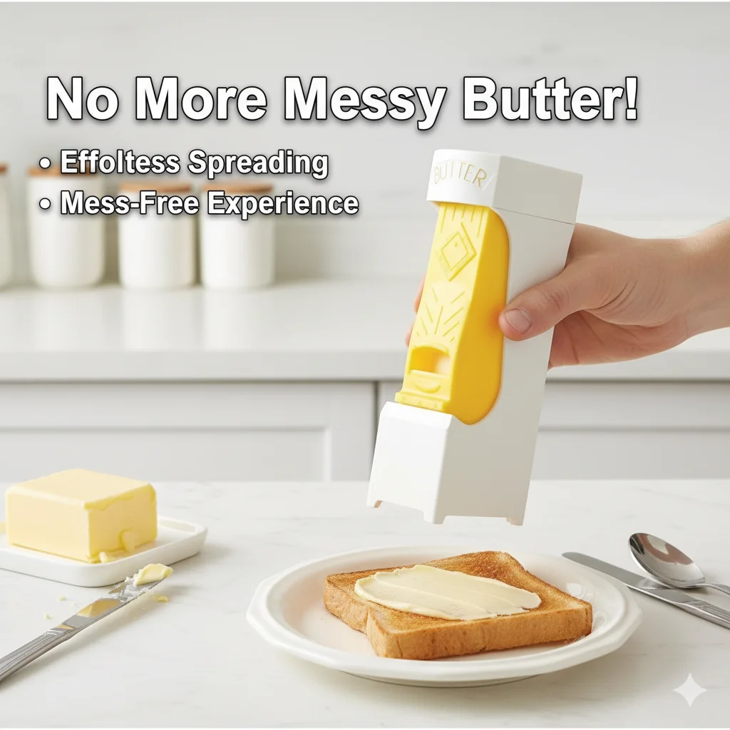 

Portable Butter Cutter Cheese Slicer Squeeze Dispenser Automatic Cheese Cheese Slicer Kitchen Tool Handheld Butter Slicer