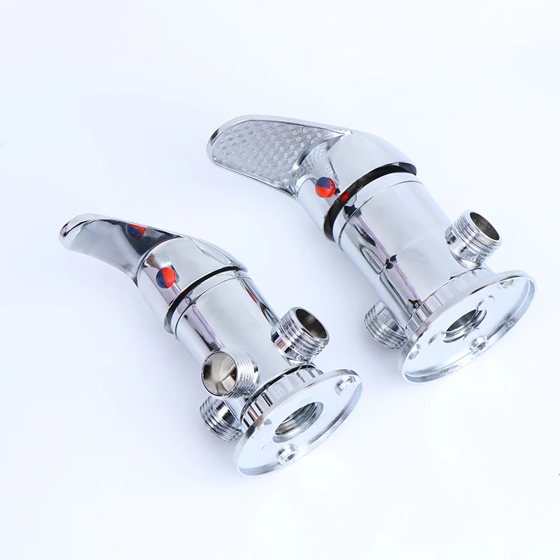 Solar Water Heater Mixing Valve Hot Cold Faucet Mixing Valve Handle Switch 3 Way Bathroom Faucet Valve Shower Splitter Connector