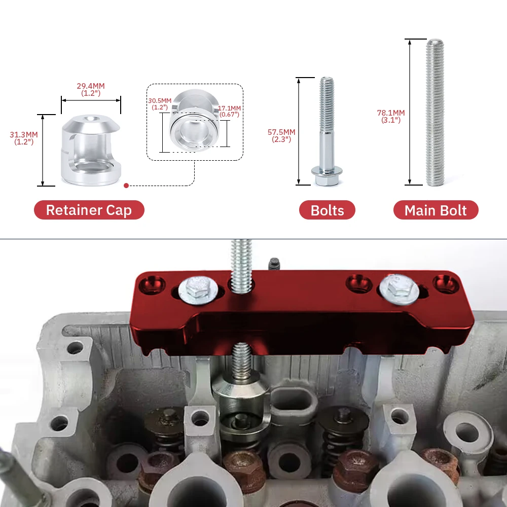 LZONE - Aluminum Valve Spring Compressor Tool For MITSUBISHI ECLIPSE / TALON / Evo 8 / 9 4G63 ENGINE JR-VSC04