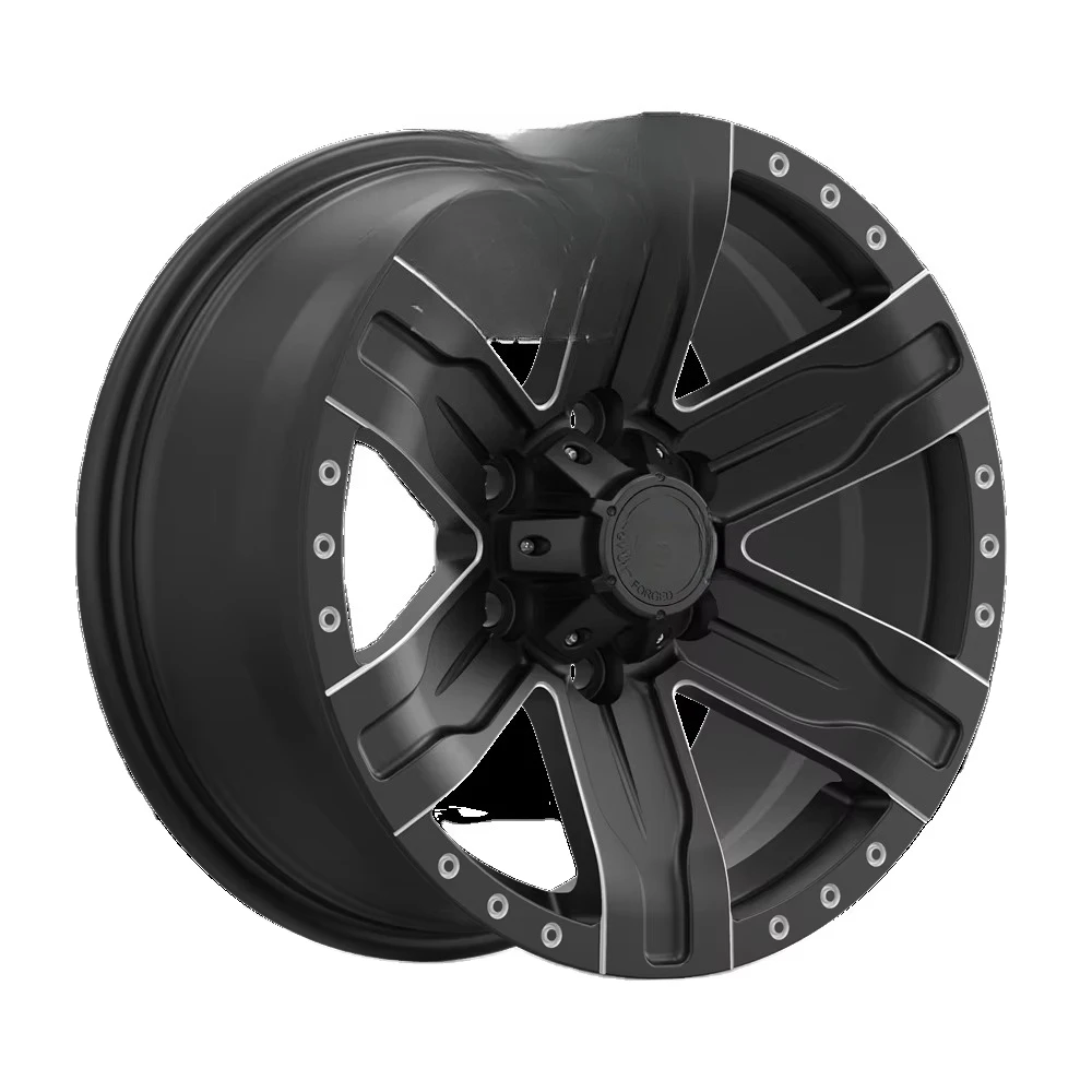 Customized 4x4 Off-Road Aluminum Alloy Beadlock Forged Rims 17 18 19 20 21 22 Inch Wheels