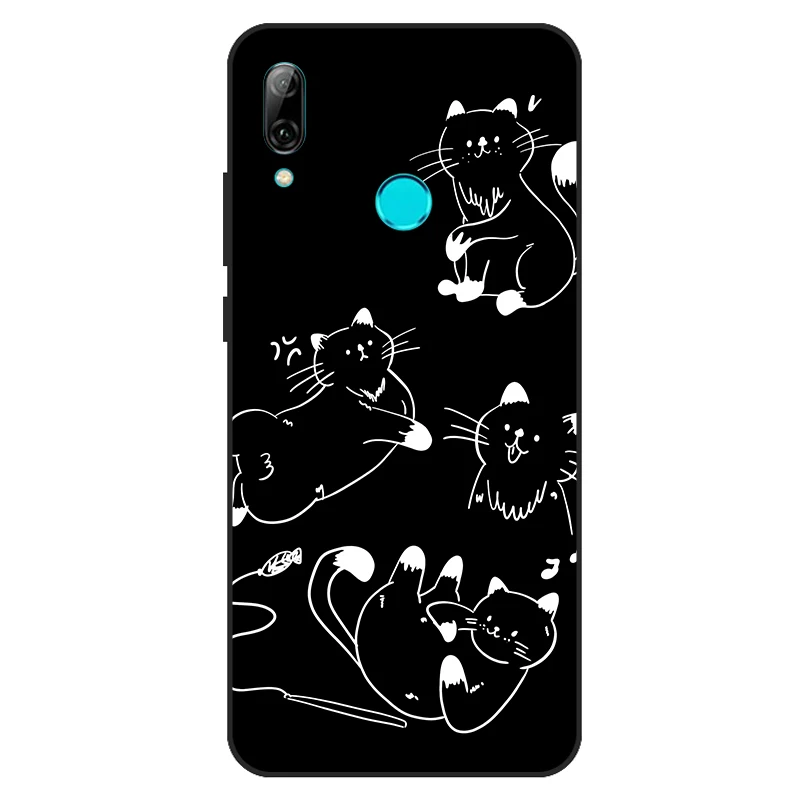 For Huawei P smart 2019 Honor 10 Lite case TPU black Soft Silicone phone case For Huawei P smart 2019 Honor 10 Lite phone case