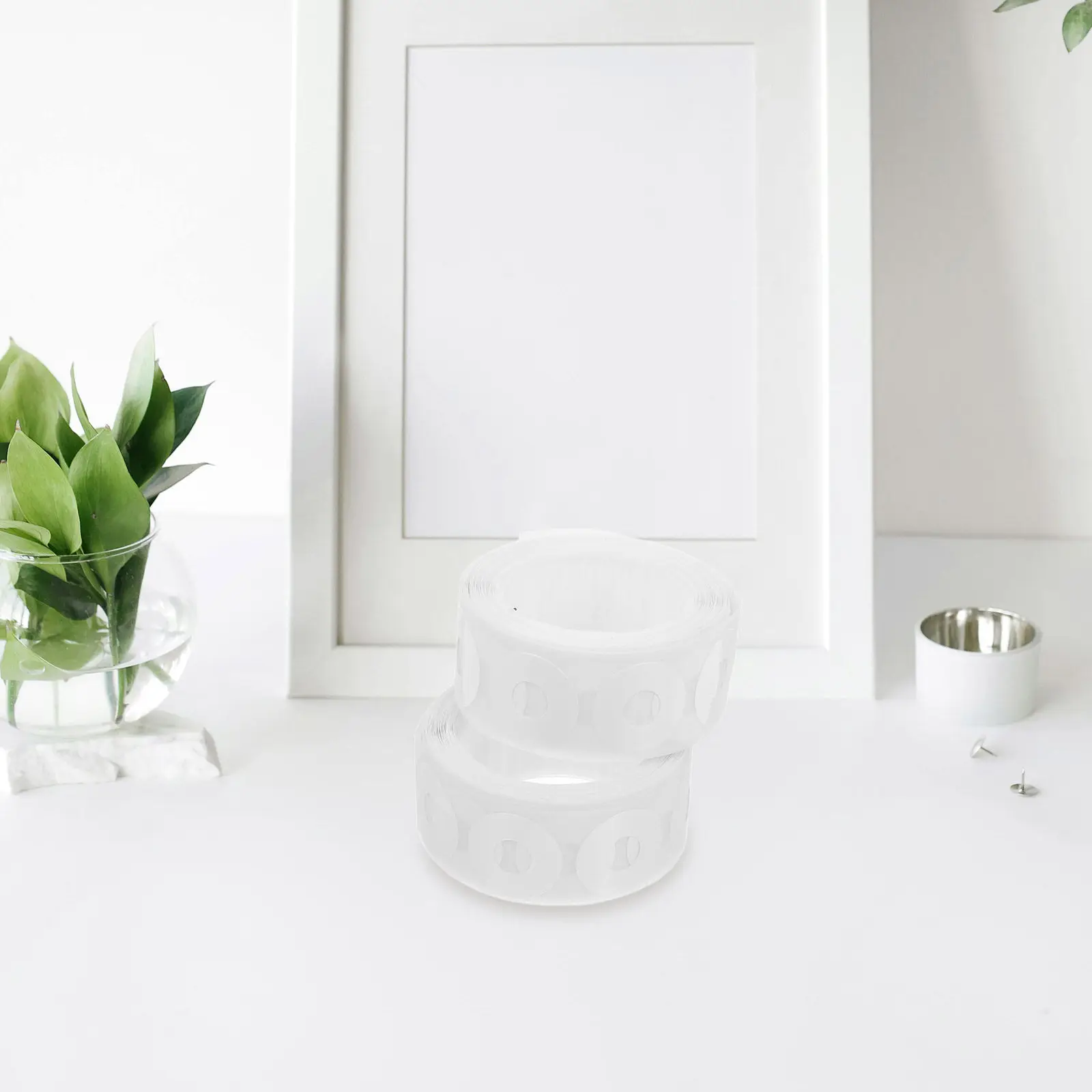 

500Pcs PVC Hole Reinforcers White Self Adhesive Waterproof Paper Saver Stickers for Binder Notebook Document Protection