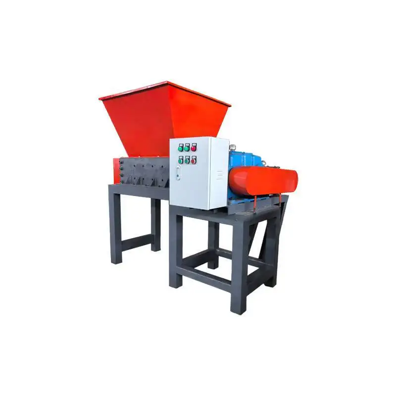 Solid Crushing Crop Straw Food Waste Shredding Machine Commercial Crusher Metal Wood Rubber