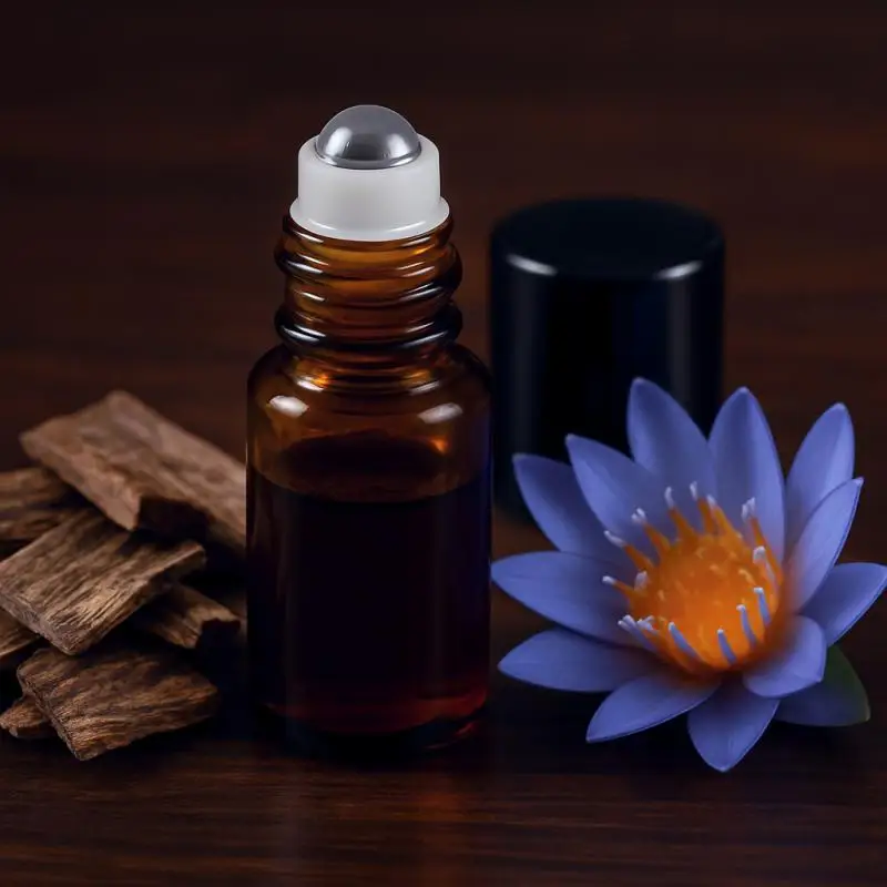 Natural Blue Lotus Oil | Relieves Stress, Promotes Deep Sleep & Nourishes Skin | Ideal For Meditation & Home Perfumery