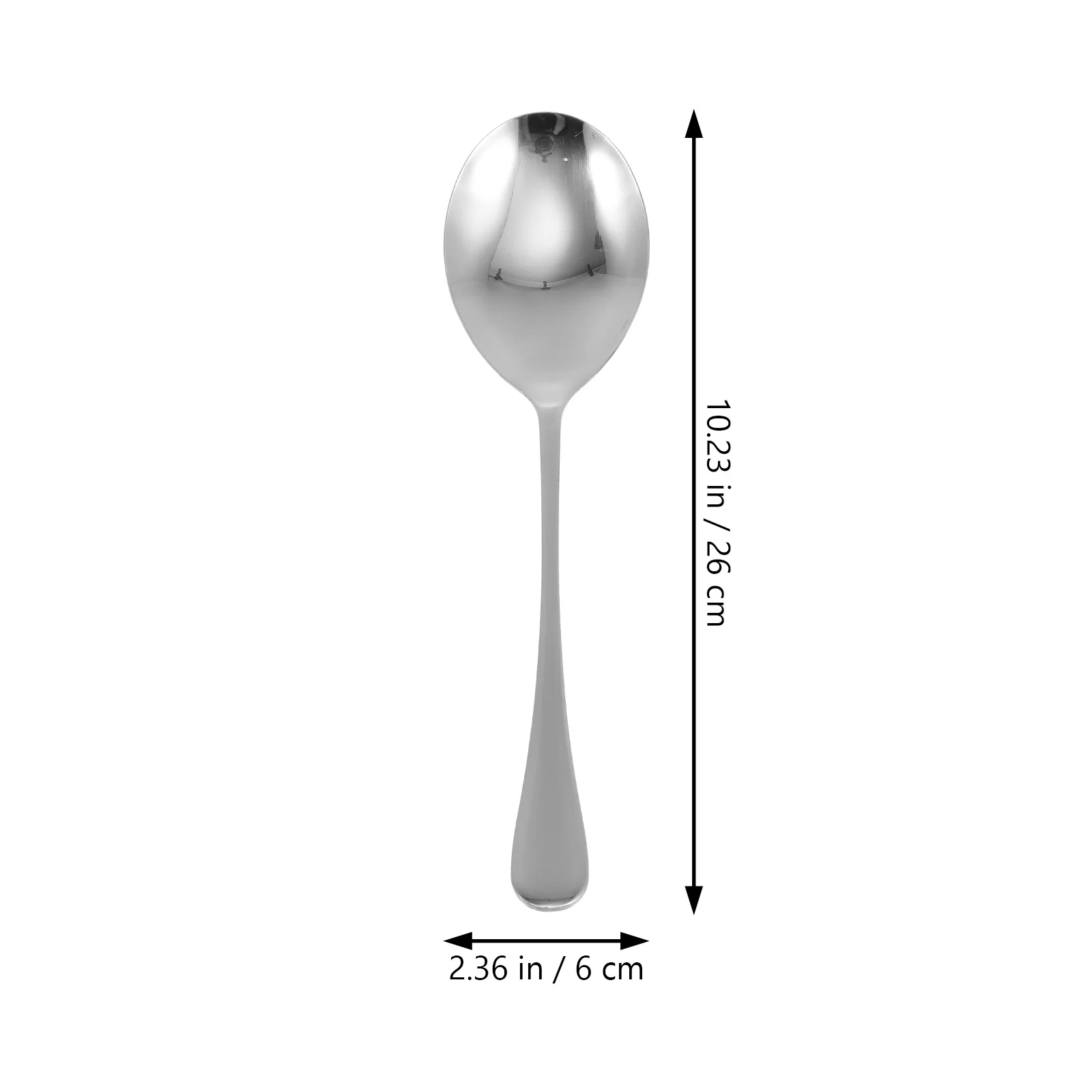 

3pcs Serving Spoons Stainless Steel Food Serving Utensils Rice Soup Salad Buffet Multi-Purpose Ergonomic Handle Easy Clean