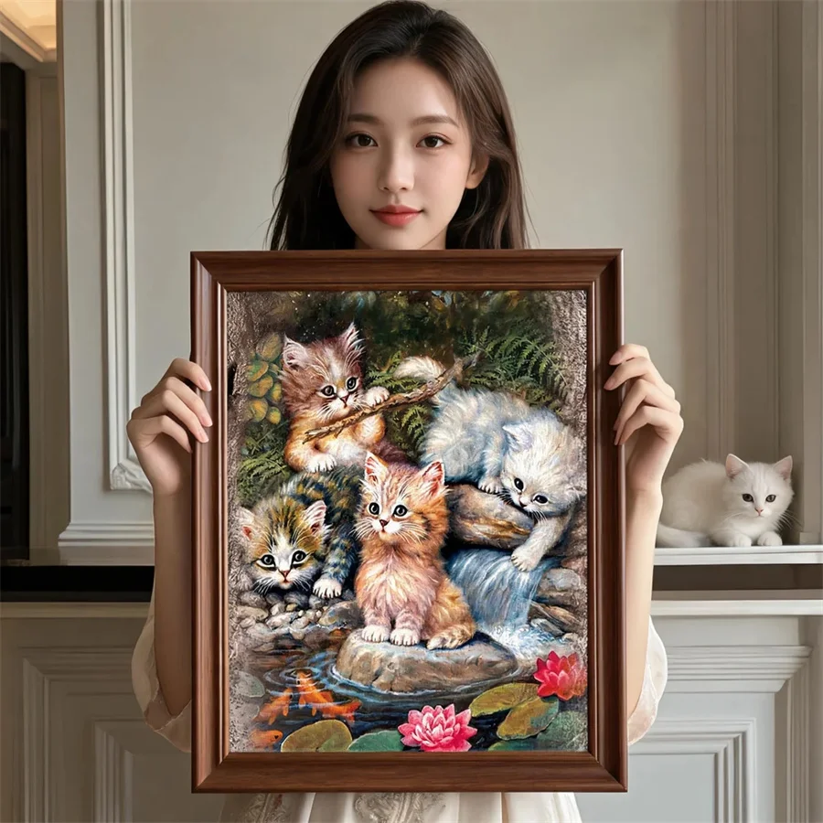 kitty 2027 New Style diy Art crafts for adults stamped cross stitch kit knitting and needlecraft embroidery sewing joy sunday