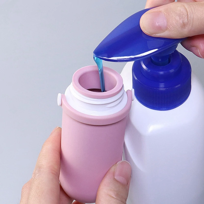 Portable Silicone Travel Bottles Liquid Container Empty Refillable Packing Lotion Shampoo Container Cream Trip