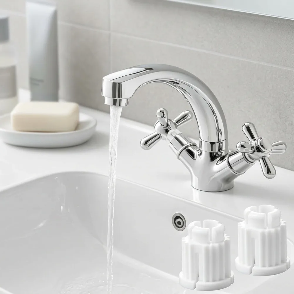 6Pc Locking Bushings For 7.5mm Handles Tool-Free Replacement,  Valve Repair Parts For Outdoor Faucets And Garden Taps=