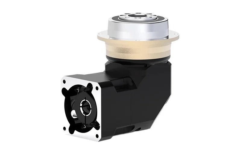 Precision right angle gearbox of helical planetary gear reducer for servo motor