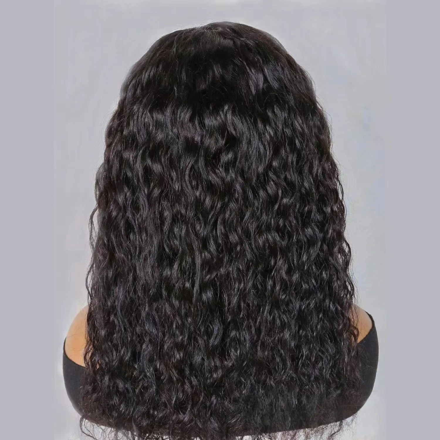 Water Wave Hair Lace Transparent Frontal Human Hair Wigs For Women 150% To 250% Density 8-24 Inch Side T Part Lace Wig(13x1,5x1)
