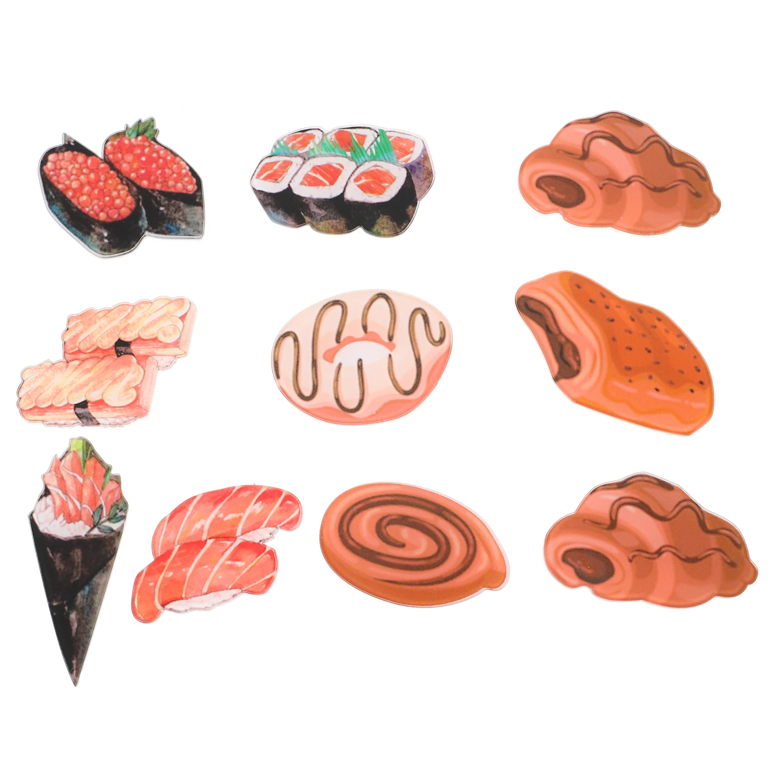 

10 Pcs Fridge Magnets Adorable Magnetic Stickers for Home Kitchen Decor Refrigerator Whiteboard Sticker Accessories