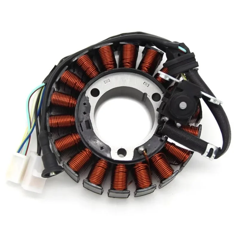 Motorcycle stator coil magneto engine rotor coil high power output stable excitation