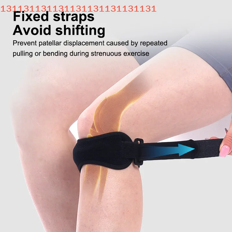 

Patellar Tendon Knee Support Strap Brace, Adjustable Shock Absorption, Compression Knee Pad Sleeve for Basketball
