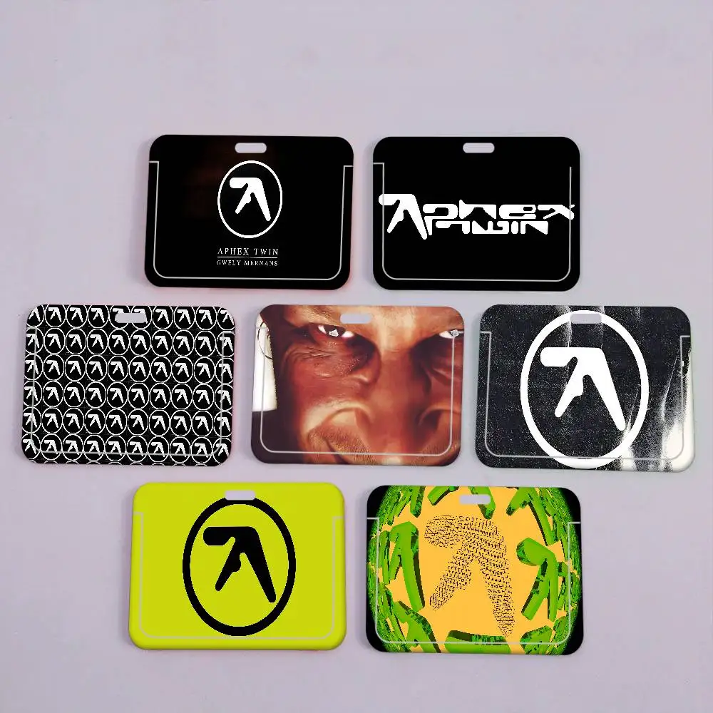 

Классический держатель для ID-карт и бейджей унисекс A-Aphex T-Twin с ремешком на шею для работы, выставок, школы