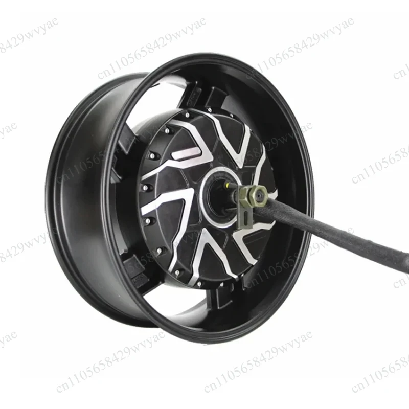 12000W 17X6.0 Inch V4 70H, 8KW 50H 17X3.5 17X6.0, 230mm Dropout Width Electric Motorcycle Hub Motor