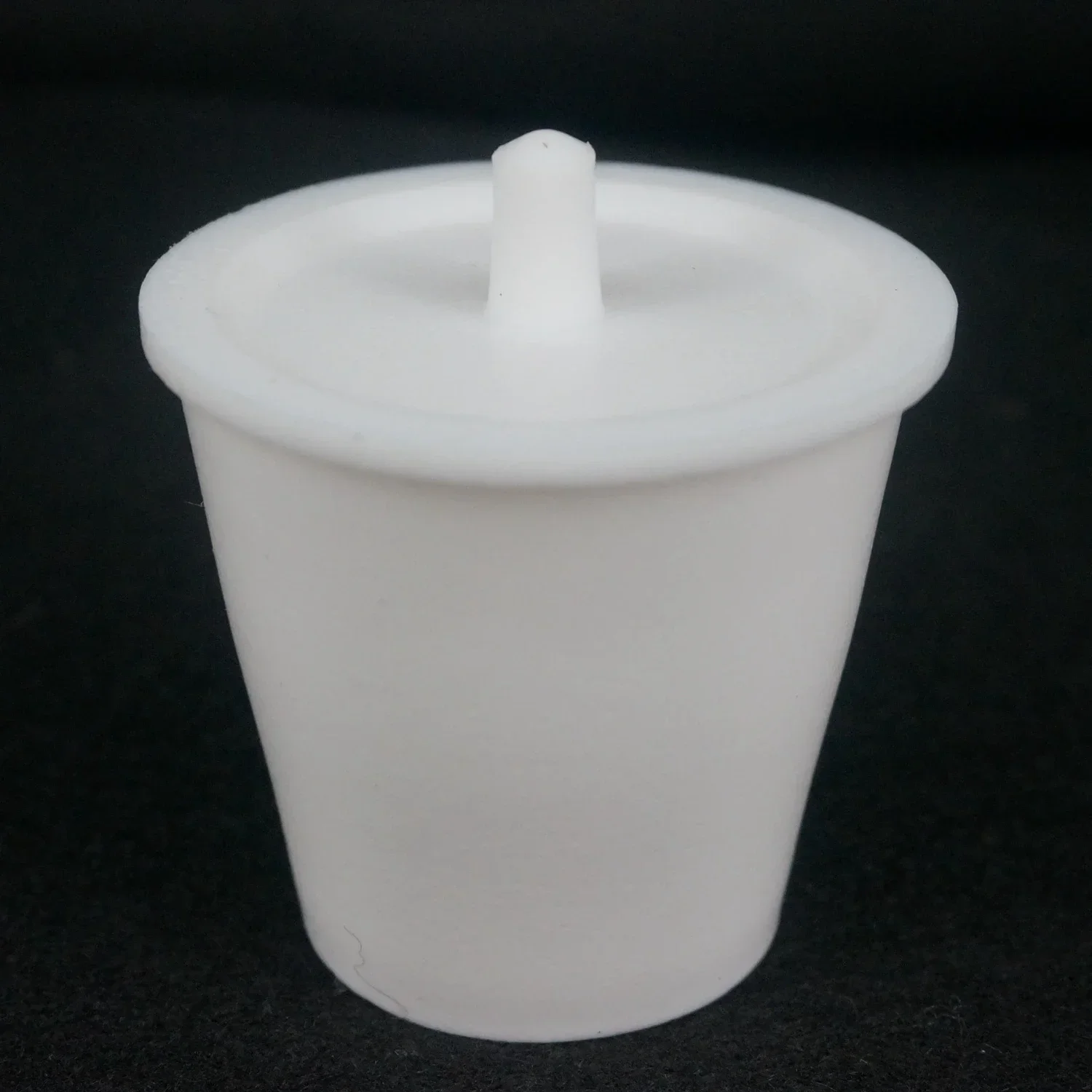 25/30/50/100/250ml PTFE Crucible Cup With Lid Beaker Acid Alkali Resistance