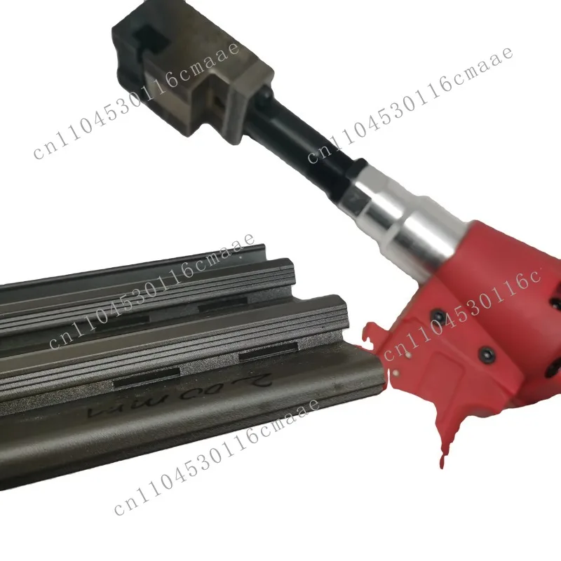 Pneumatic cut-out 2.5 mm × 18 mm hole punch for drain hole/drain cutter rectangular notch